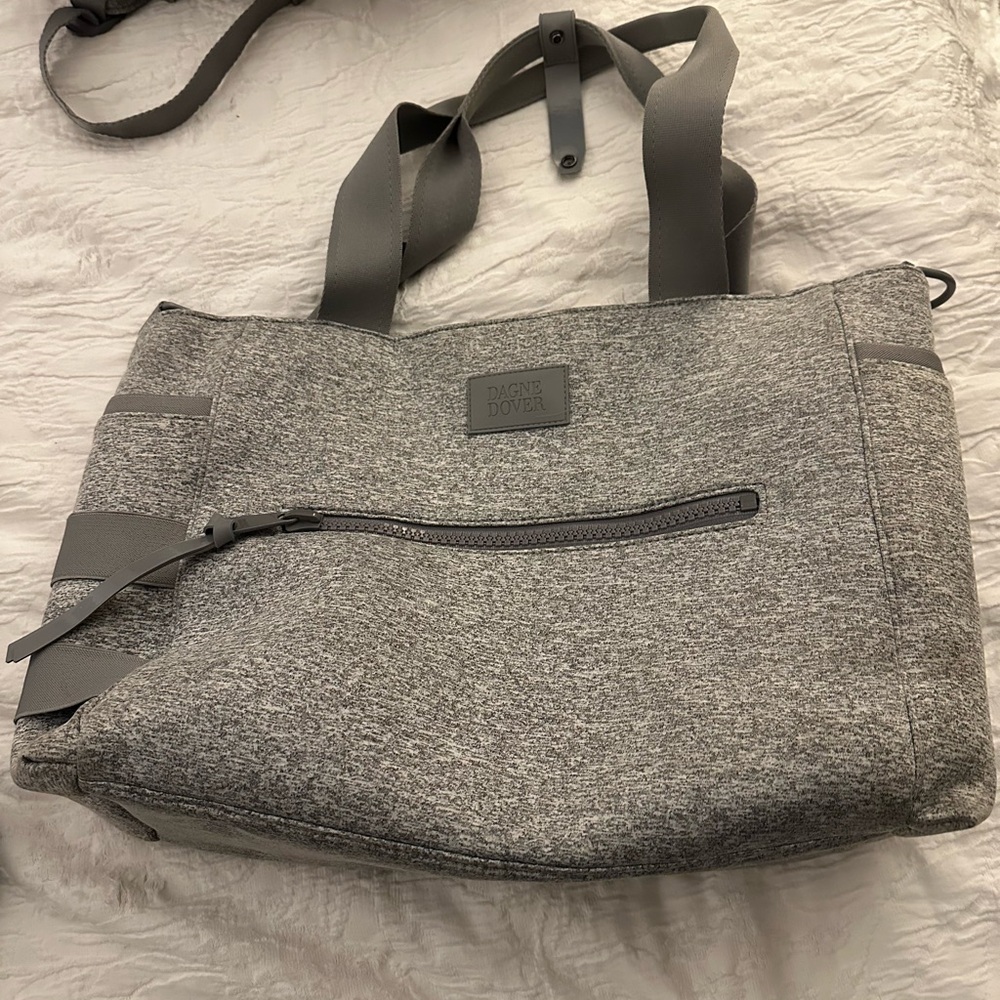 Dagne Dover Wade Diaper Tote Heather Grey